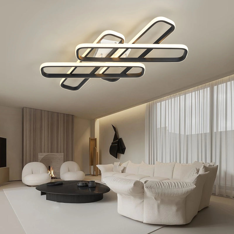 lustre moderne à LED design créatif pour intérieur