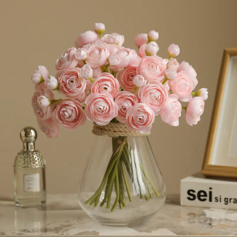 bouquet de fleurs artificielles pour mariage et décoration