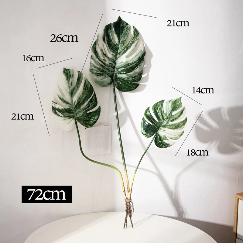 plantes artificielles monstera pour décoration intérieure et extérieure