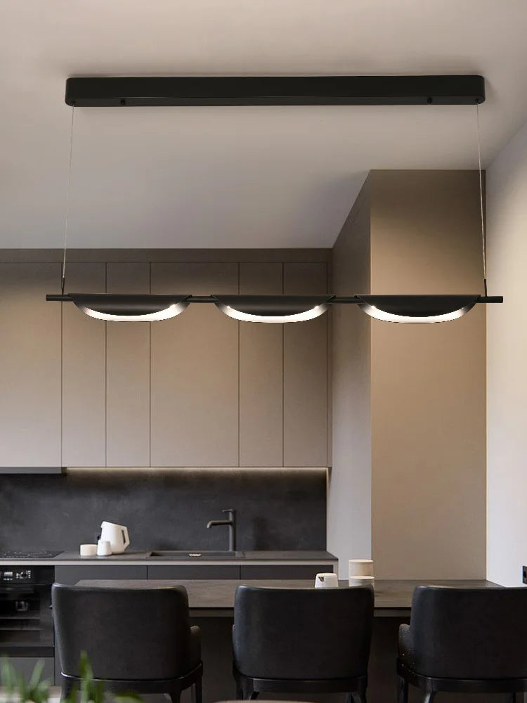 lustre moderne led éclairage suspendu pour espace contemporain