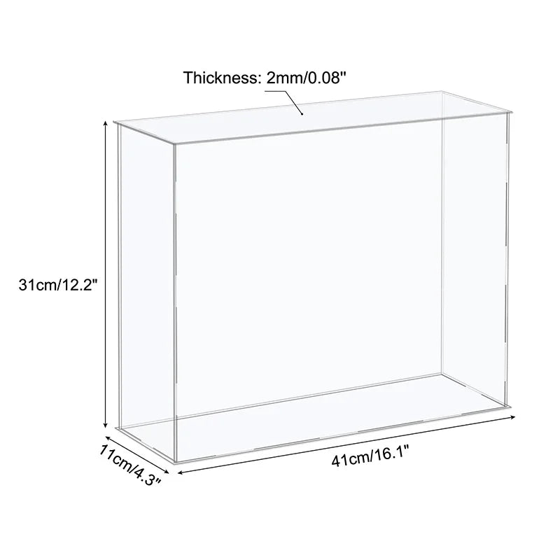 vitrine en acrylique pour objets de collection et organisation