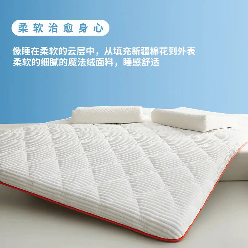 matelas en velours doux pliable pour un confort optimal