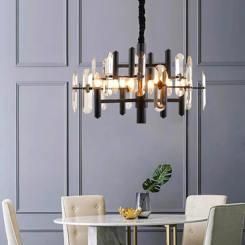 home decorationPendant lights, luxury crystal living room chandelier, dining room Pendant lamp, ceiling light, indoor lighting