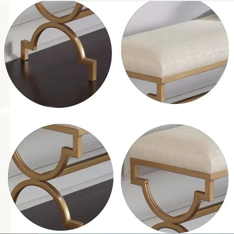 banc de couloir nordique tabouret léger de luxe pour maison