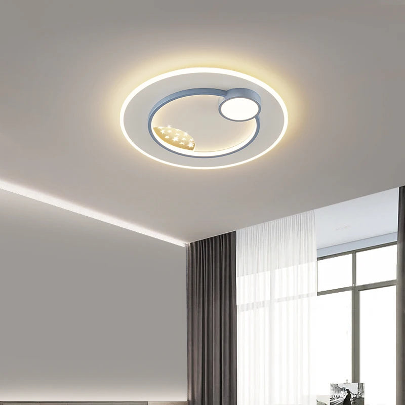 plafonnier led ultramince design moderne style nordique minimaliste