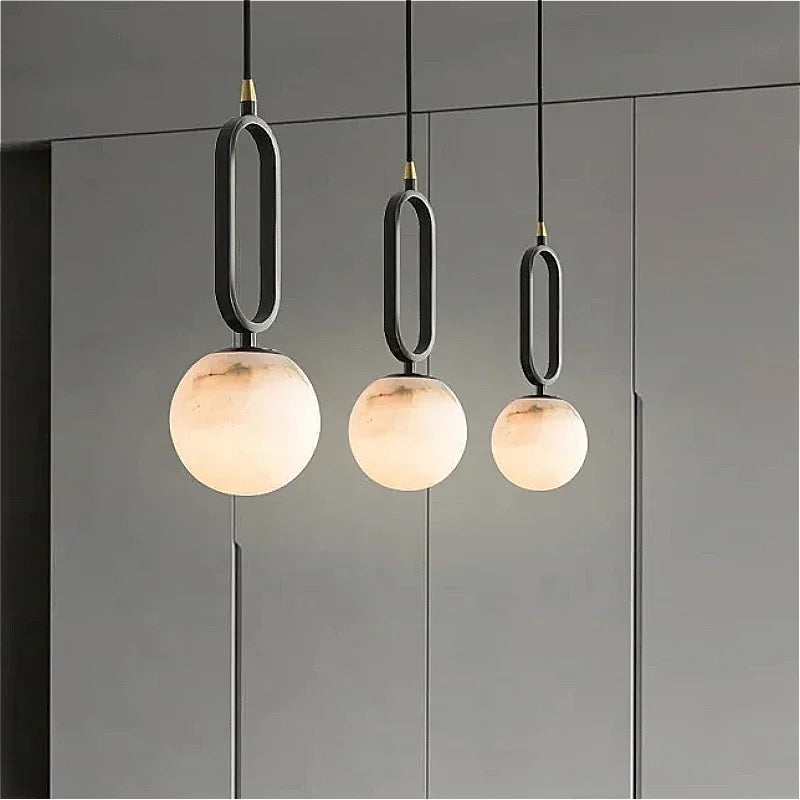 suspension moderne en métal design créatif pour décoration intérieure