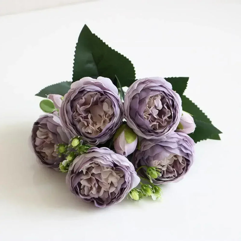 petit bouquet de fleurs artificielles pour décorations printanières et festives