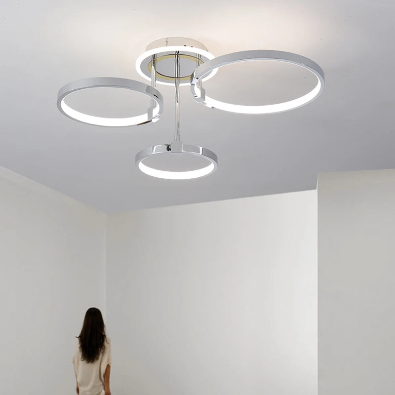 plafonnier led moderne design élégant pour intérieur lumineux