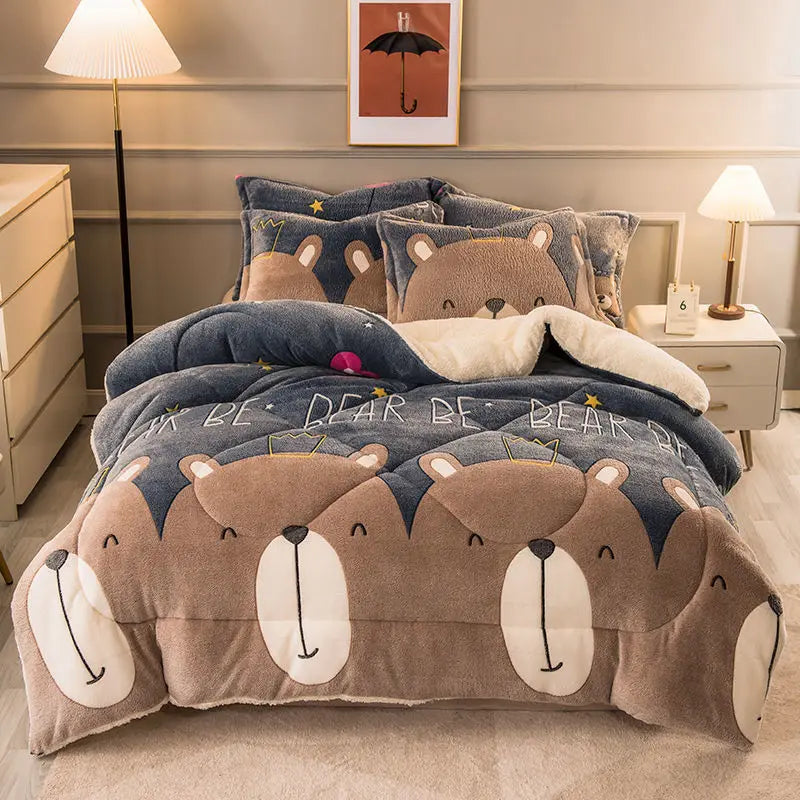 couverture chaude en peluche double face multifonctionnelle douce et confortable