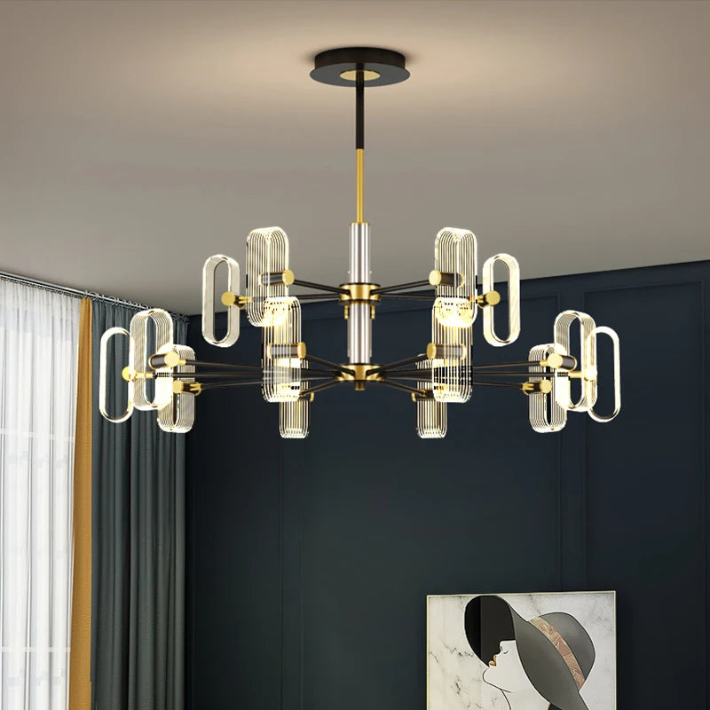 lustre moderne créatif luxe pour éclairage d'ambiance