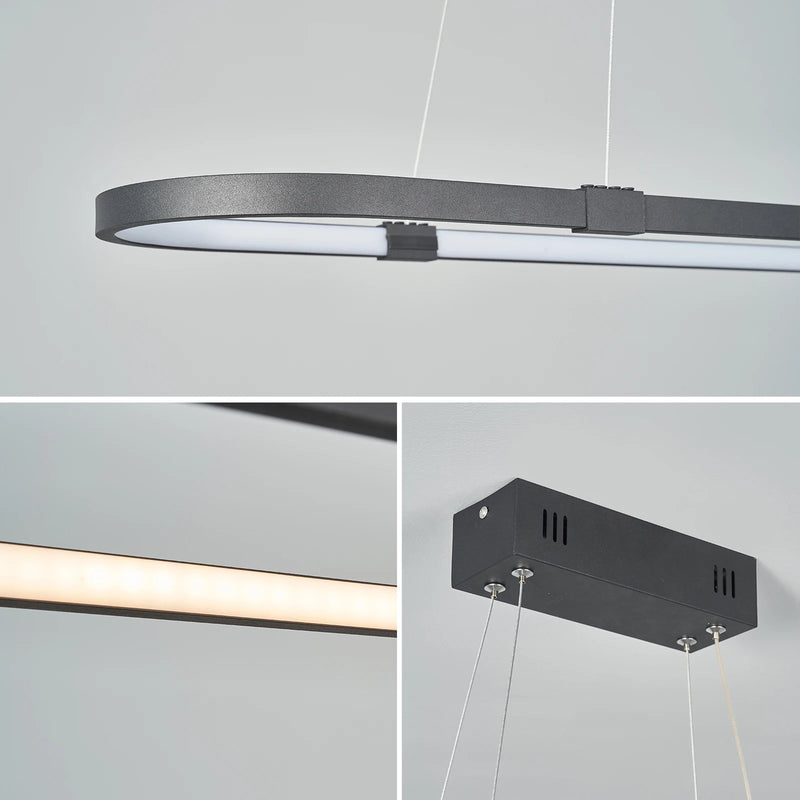 suspension à led moderne pour éclairage tendance et décoration