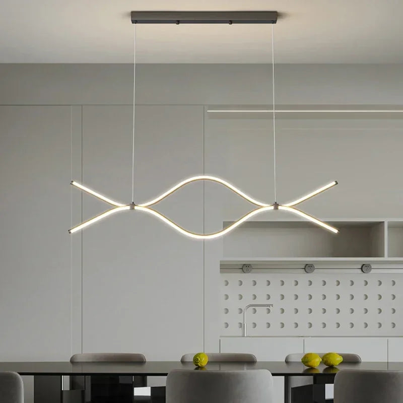 suspension moderne à LED pour un éclairage intérieur élégant