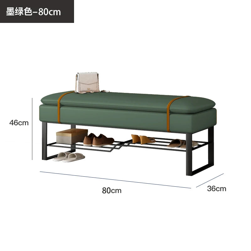 banc à chaussures de luxe pour un intérieur élégant