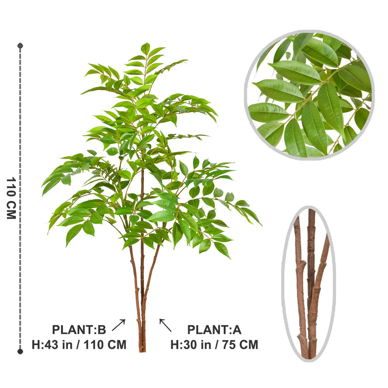 plantes artificielles grandes fausses branches pour décoration intérieure extérieure