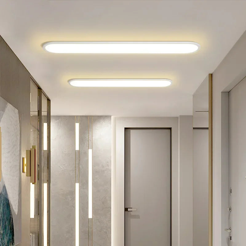 plafonnier led ultra fin moderne pour intérieur élégant et contemporain