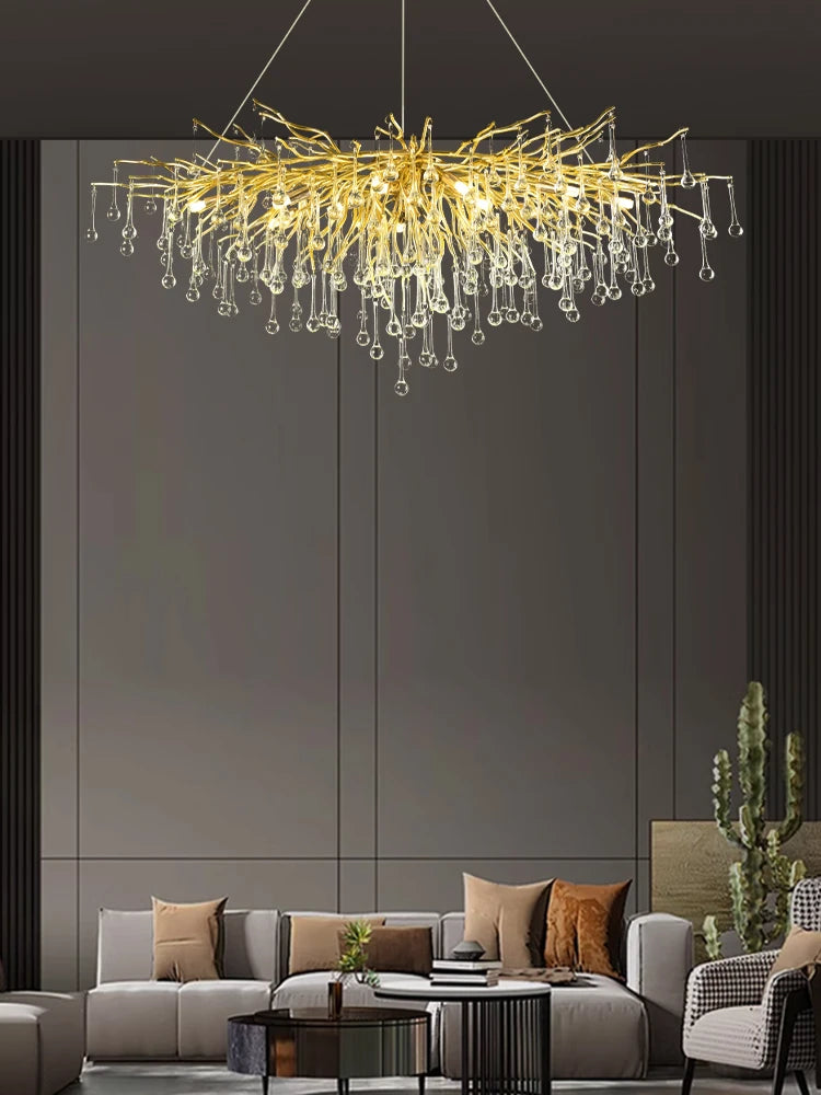 Pendant Lamp Chandelier,Pendant Lighting Fixtures,Pendant Lamp Chandelier,Tree-shaped Crystal Chandelier,Led Lighting Lamp,