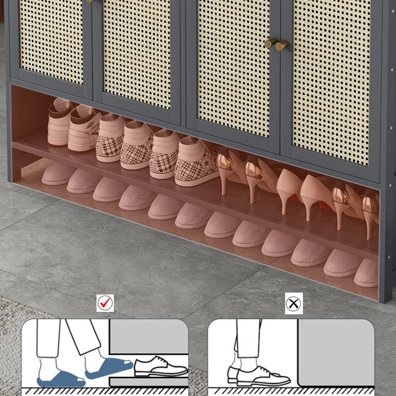 armoire à chaussures gain de place style simple et pratique anti-poussière