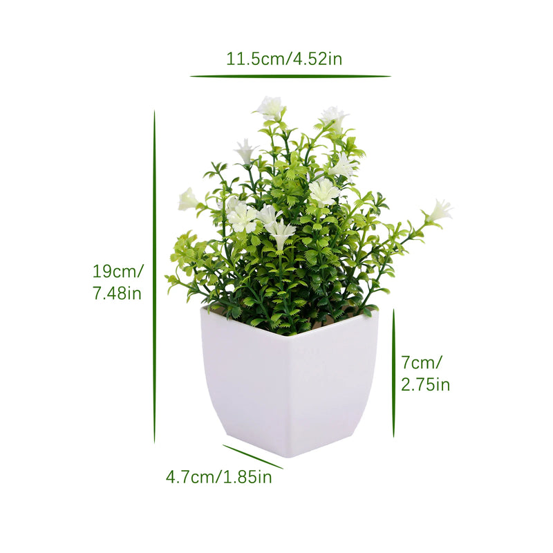 plante artificielle en pot pour décoration de bureau et jardin