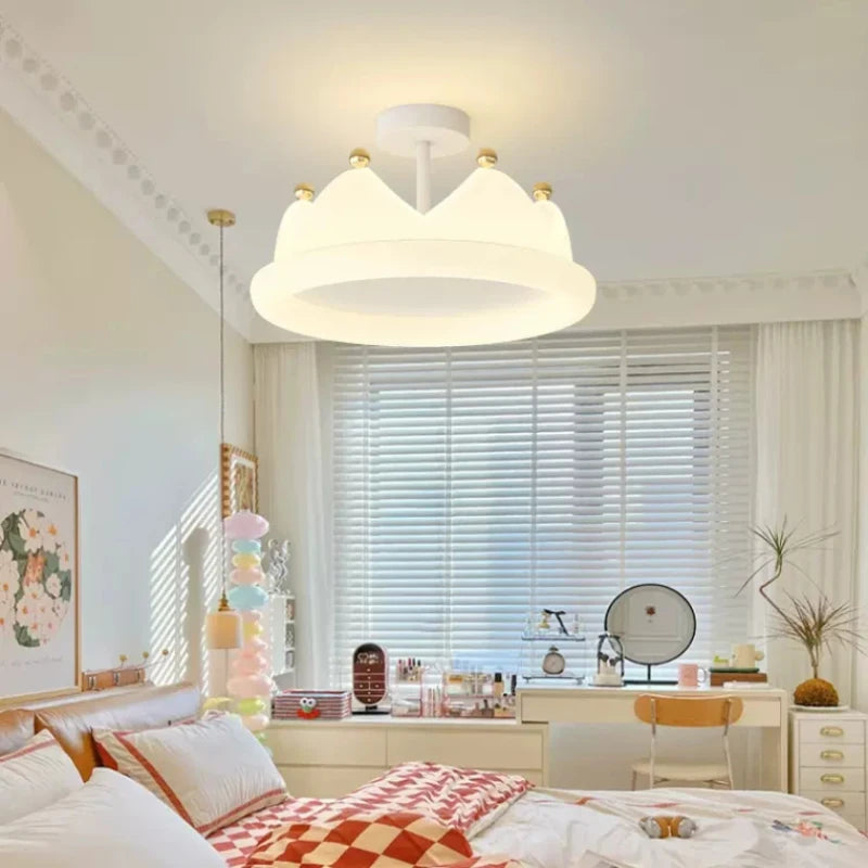 lustre romantique pour chambre de petite fille moderne