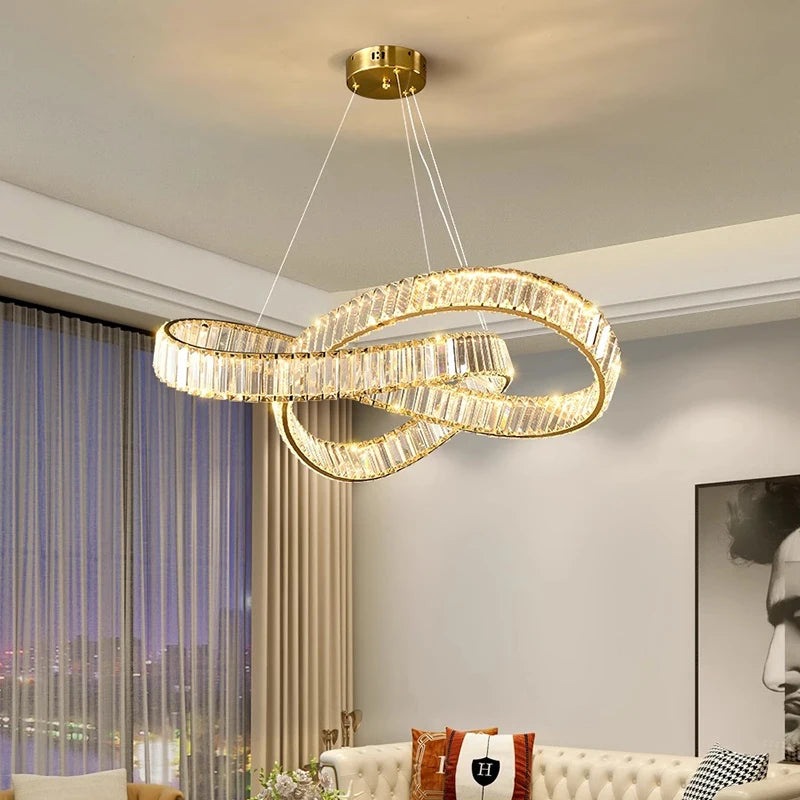 Modern home decoration crystal chandelier, living room Pendant lamp,Dining room Pendant lights, interior lighting