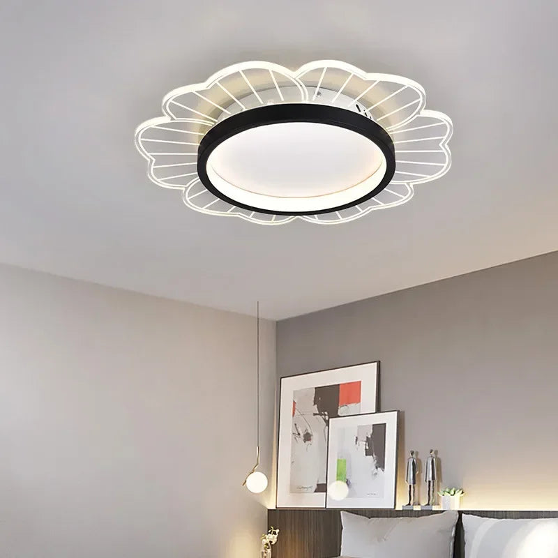 lustre moderne à leds pour décoration intérieure élégante