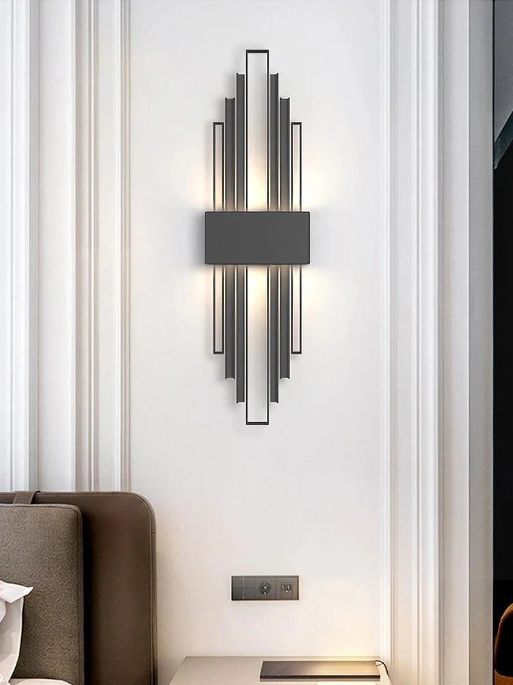 applique murale de luxe moderne éclairage led pour décoration intérieure