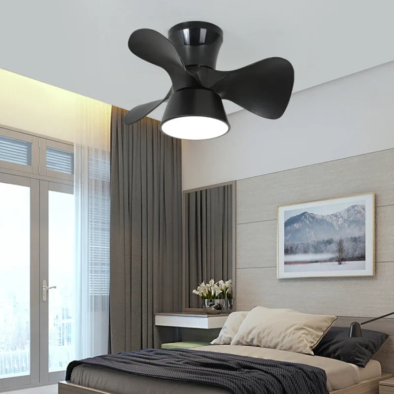 ventilateur de plafond lumineux pour espace commercial