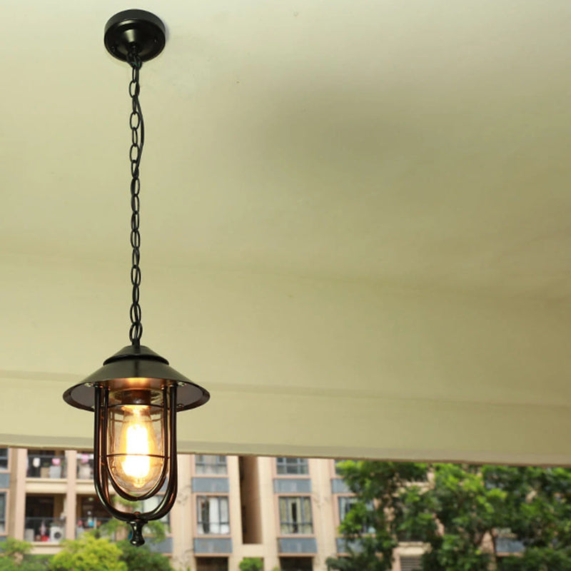 lustre extérieur rétro pour éclairage de jardin et allée