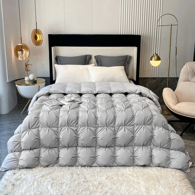 couette duvet d'oie rembourrage 3d hiver douce et confortable