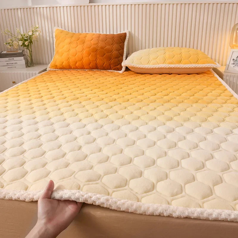 surmatelas doux pour étudiants en peluche pour lit simple ou double