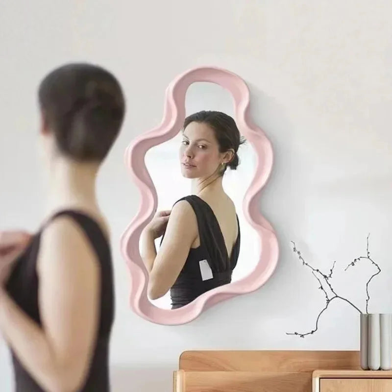 miroir vertical nuage pour bureau dortoir salle de bain décoration