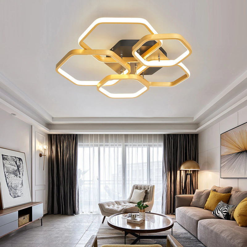 Modern Led Chandelier For Living Rooms, Bedrooms, Children's Rooms, Home Chandeliers, Working Together With Smart Home