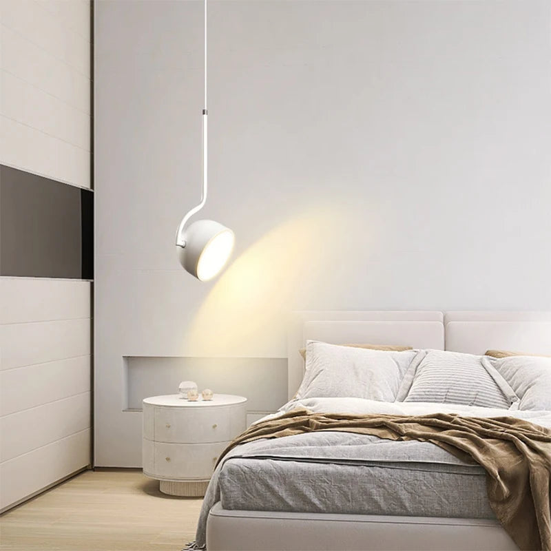 lampe suspendue minimaliste nordique led en fer