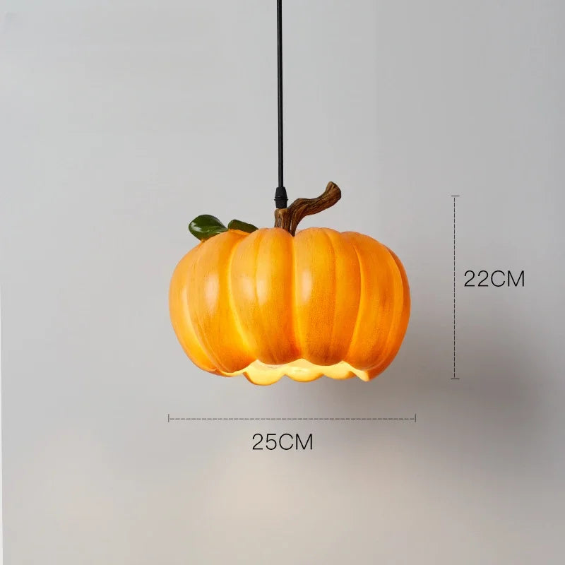 lustre rétro en forme de citrouille pour décoration d'Halloween