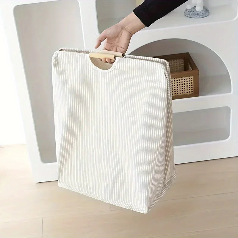 panier de rangement pliable grande capacité avec poignée