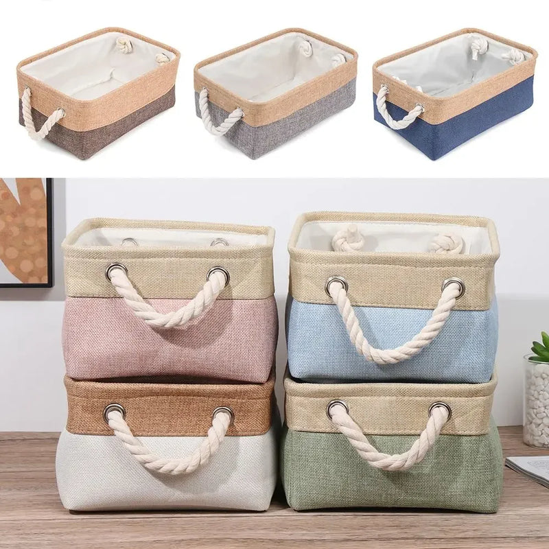 panier de rangement pliable pour linge et jouets