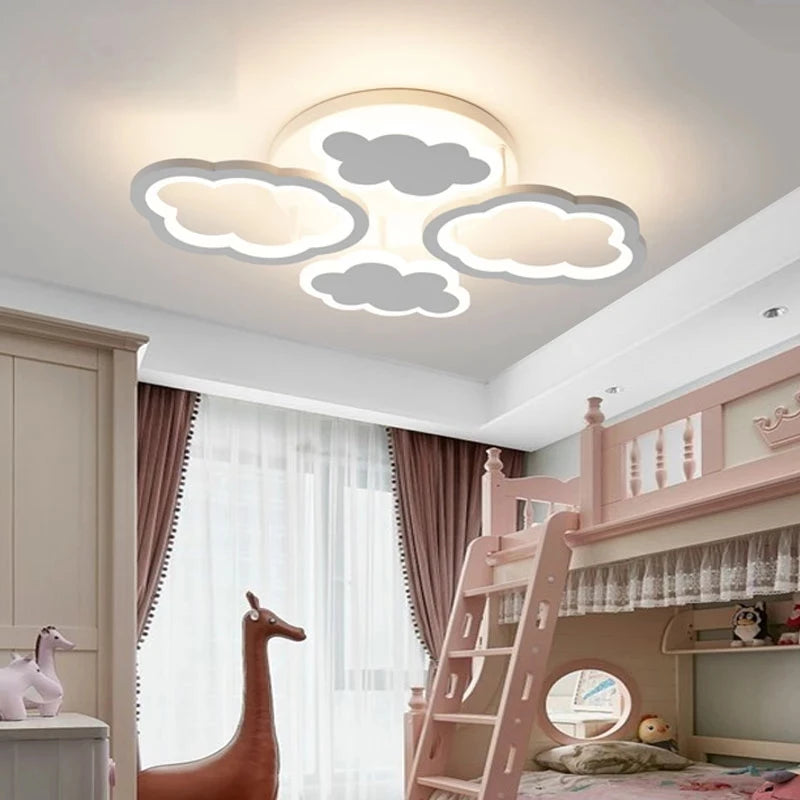 plafonnier nuage pour chambre enfant décoration moderne minimaliste