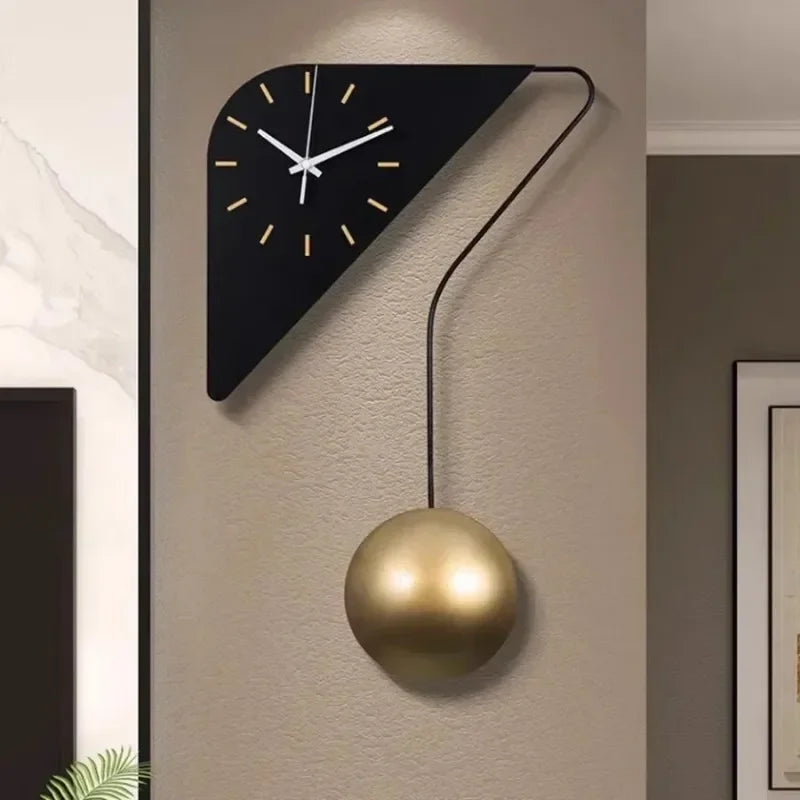 horloge murale en quartz design unique pour décoration intérieure