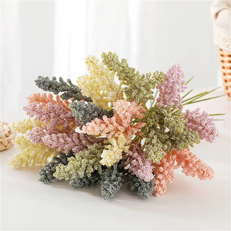 lot de 6 épis de blé et fleurs de lavande pour décoration de mariage