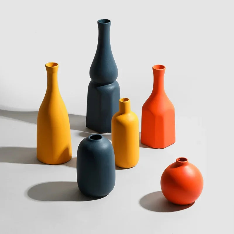 vase en céramique nordique pour décoration intérieure ou cadeau