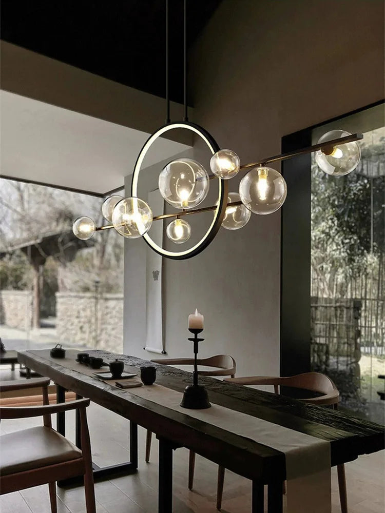 Nordic creative G9 LED dining room chandelier Modern industrial style living room, kitchen island home decoration chandelier