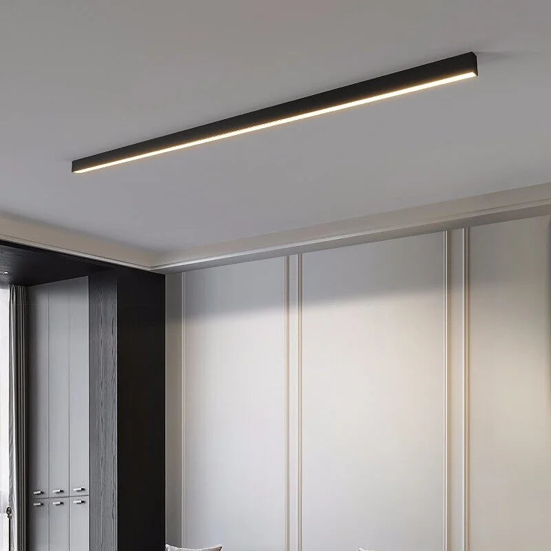 plafonnier linéaire à led moderne style simple pour intérieur