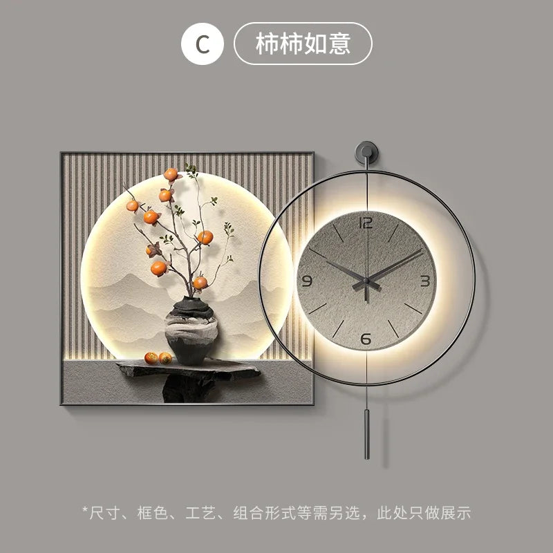 horloge murale au design unique et esthétique pour décoration moderne