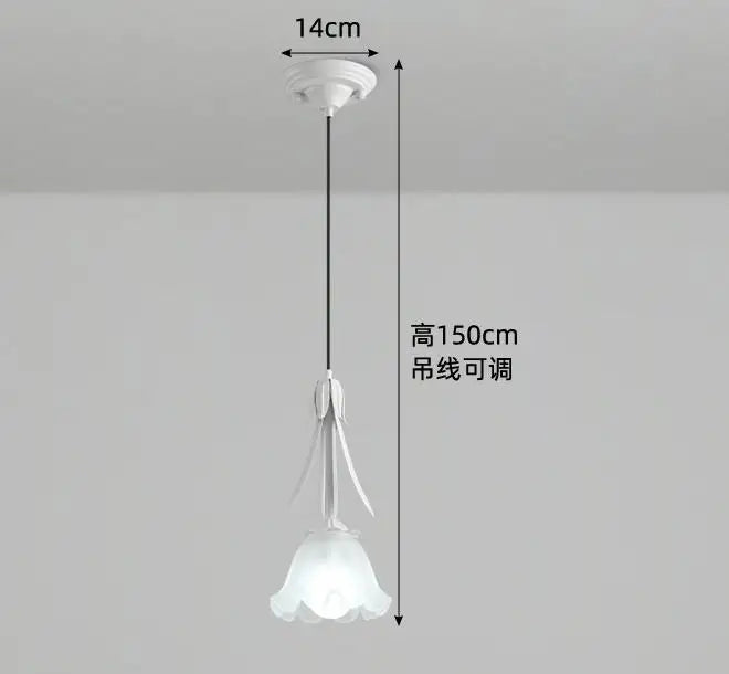 lustre suspendu à led en verre blanc laiteux à 3 têtes