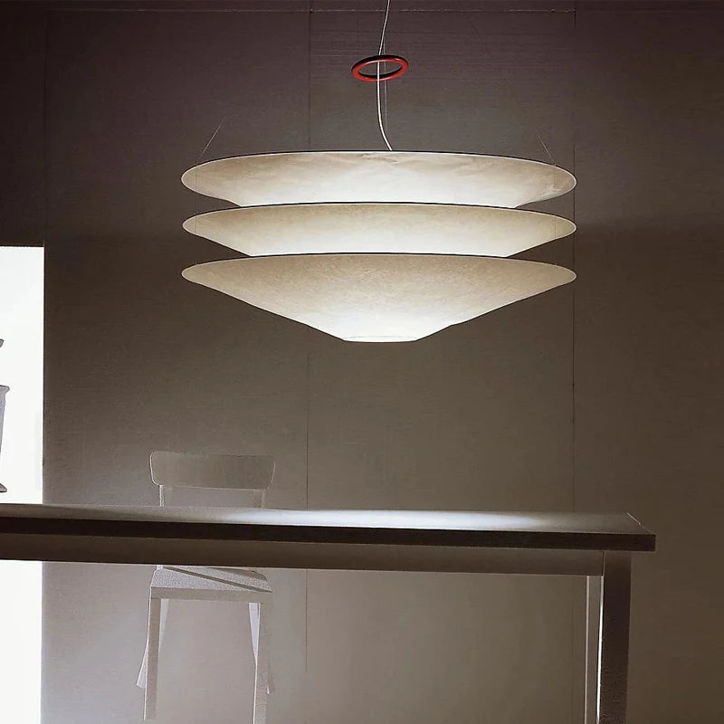 lustre nordique wabi sabi led suspension loft luminaire