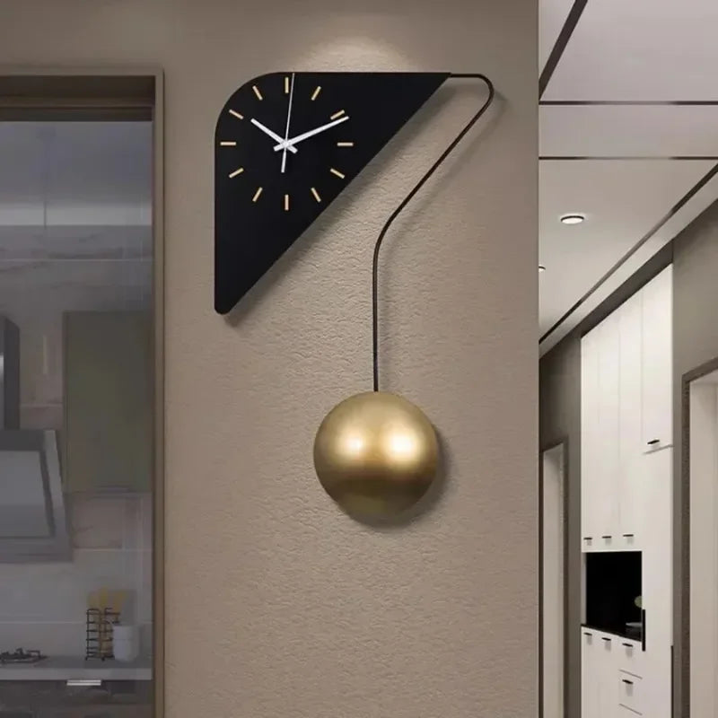 horloge murale en quartz design unique pour décoration intérieure