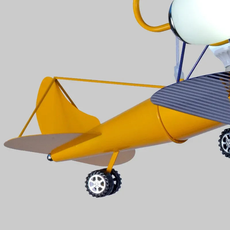 plafonnier led en forme d'avion moderne pour chambre d'enfant
