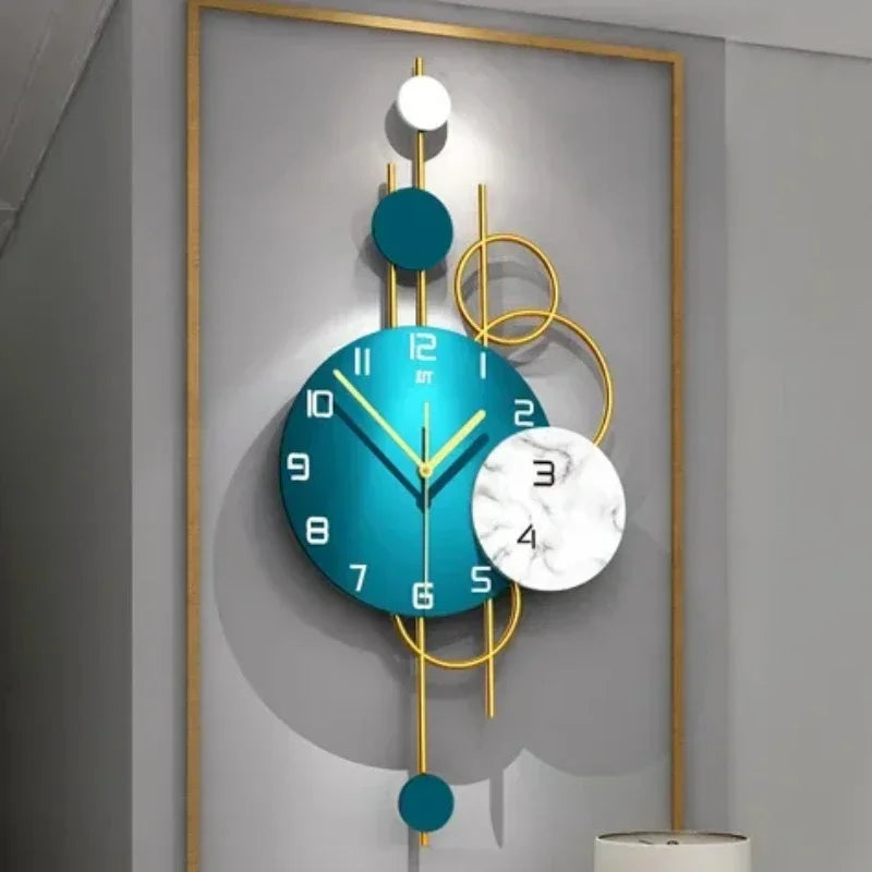 horloge murale moderne et élégante pour décoration intérieure