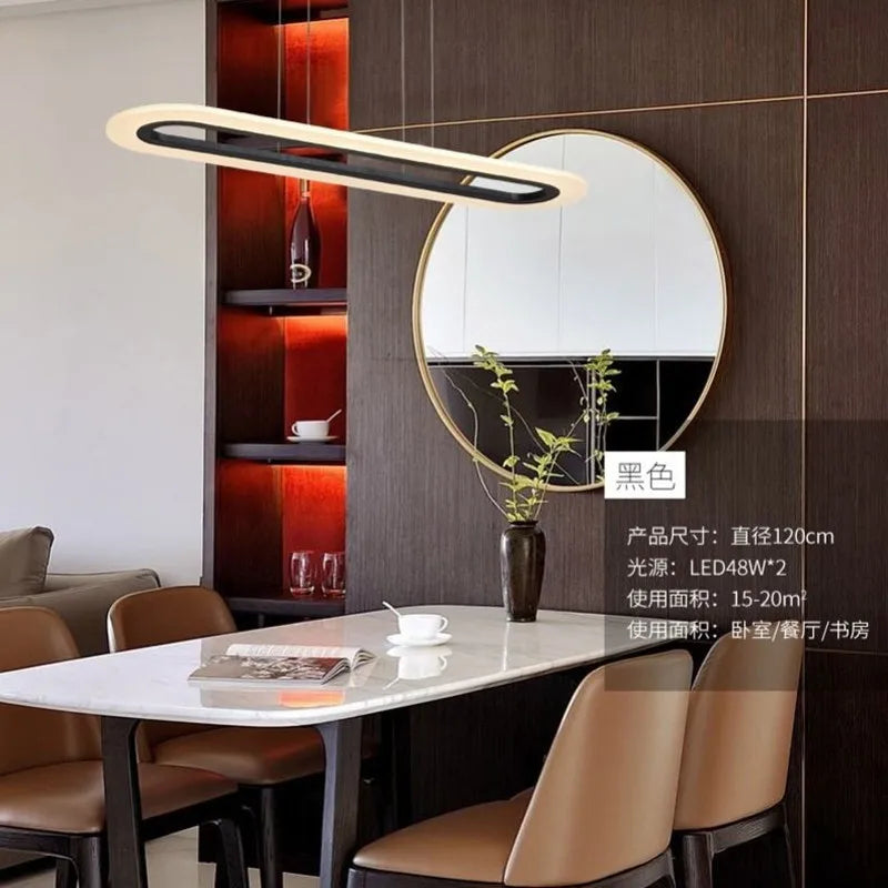 lustre led minimaliste moderne réglable luminaires décoratifs