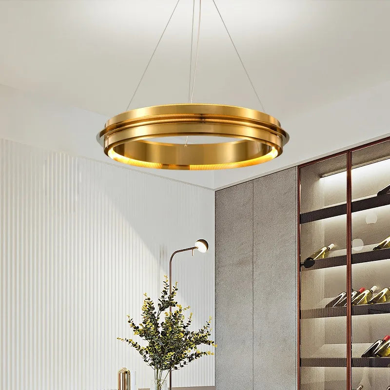 lustre led suspension post-moderne italien pour décoration intérieure